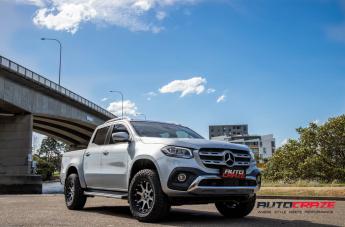 MERCEDES X CLASS ADDICT MATTE BLACK MACHINED FACE